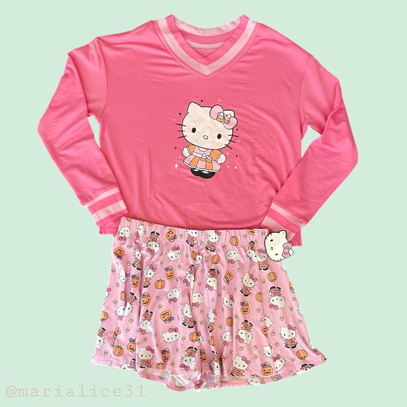 Sanrio Other - NWT•Sanrio Hello Kitty Fall Theme Pajama Set. Small (pit to pit 20.5 in)